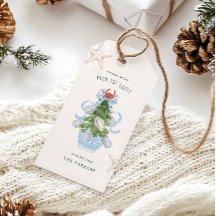 Weihnachten an der Küste Blue Bow Chinoiserie