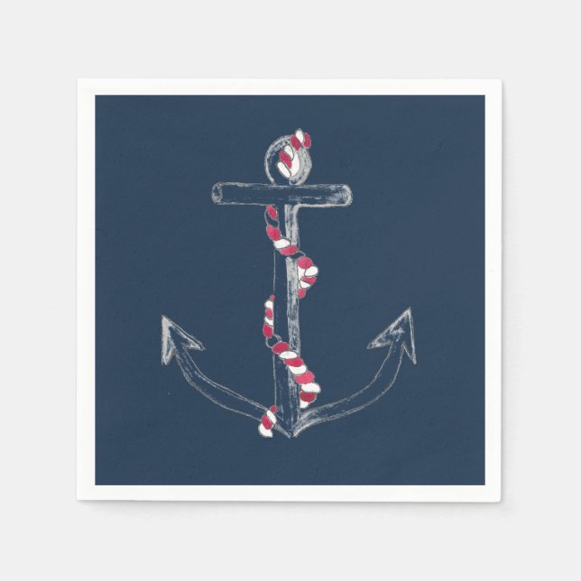 Weihnachten an der Küste - Napkins Serviette (Vorderseite)