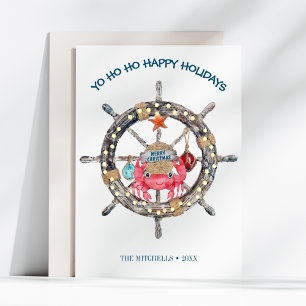 Weihnachten an der Küste Nautisches Kapitänsrude