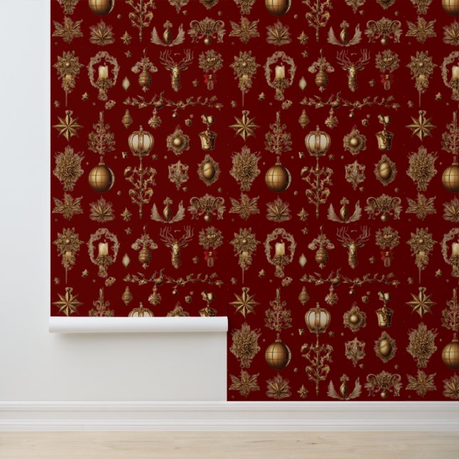 Weihnachten an der Mauer Tapete (Anwendung)