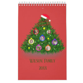 Weihnachten an Weihnachtsbaum Kalender