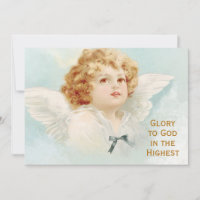 Weihnachten Angel Cherub Glory zu Gott Religious B