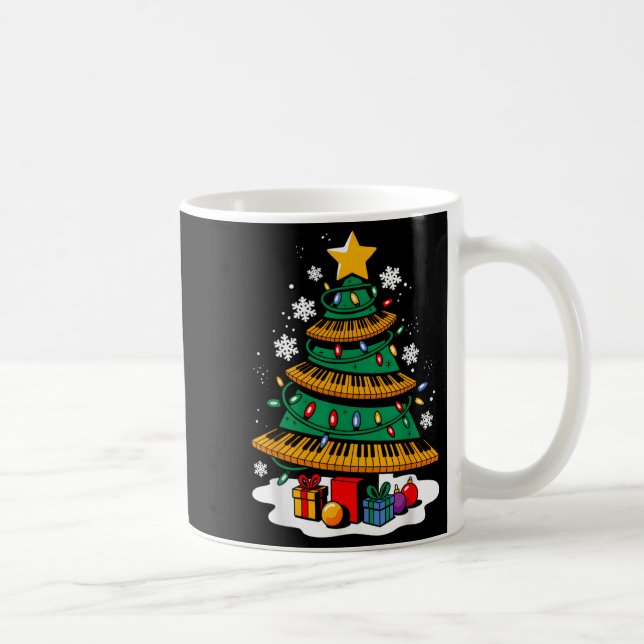 Weihnachten Ano Player Xmas Tree Funny Music Lover Kaffeetasse (Rechts)