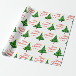 Weihnachten anpassen geschenkpapier