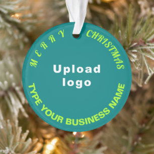 Weihnachten Aquamariner Grüner Kreis Ornament