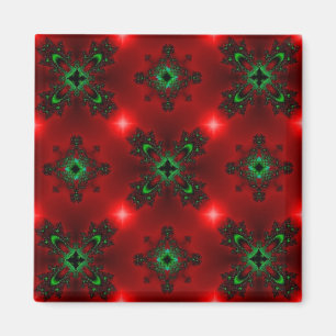 Weihnachten Artdeco im Retro-Stil Magnet