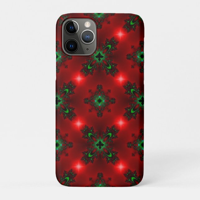 Weihnachten Artdeco Retro Stil Case-Mate iPhone Hülle (Rückseite)