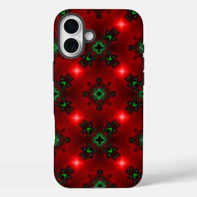 Weihnachten Artdeco Retro Stil Case-Mate iPhone Hülle (Rückseite)