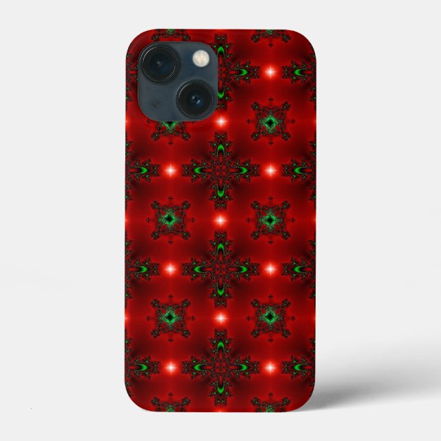 Weihnachten Artdeco Retro Stil Case-Mate iPhone Hülle (Rückseite)
