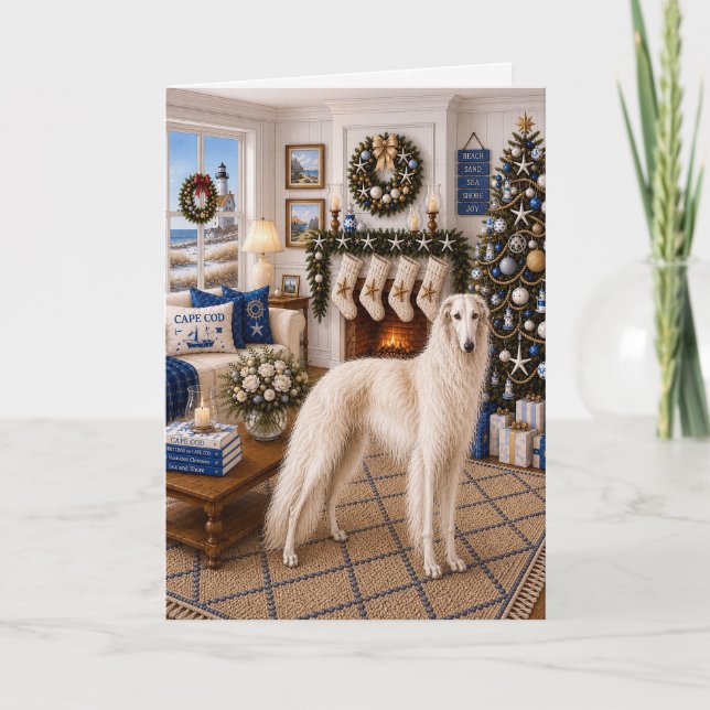 Weihnachten auf Cape Cod ,Borzoi  (Vorderseite)