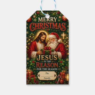 Weihnachten auf christlich | Jesus ist der Grund Geschenkanhänger