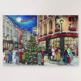 Weihnachten auf dem Platz der Stadt Puzzle