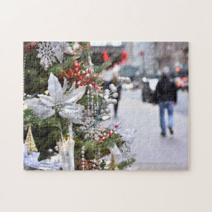 Weihnachten auf der 5. Avenue New York City NYC Puzzle