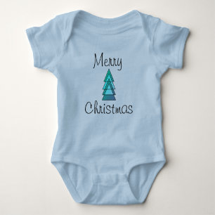 Weihnachten auf der Kinder/Babybodysuit Baby Strampler