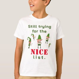 Weihnachten auf der Kinderliste T-Shirt