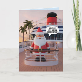 Weihnachten auf einer Kreuzfahrt Grüße Meer Taufe Dankeskarte