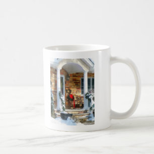 Weihnachten auf Porch Kaffeetasse
