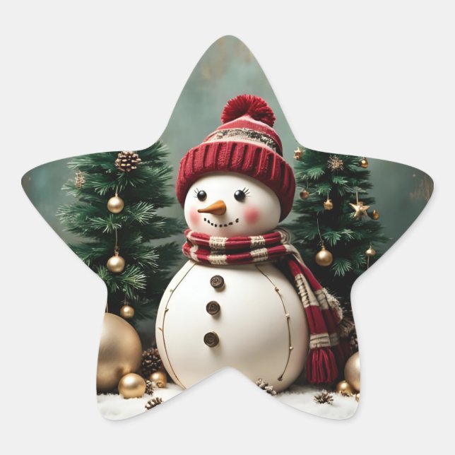 Weihnachten - Aufkleber (Vorderseite)