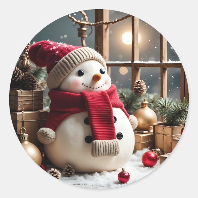 Weihnachten - Aufkleber (Vorderseite)