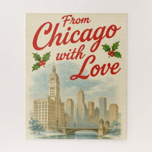 Weihnachten - aus Chicago mit Liebe Puzzle
