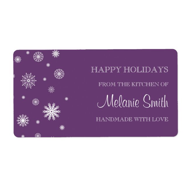 Weihnachten aus der Küche der Labels Schnee (Vorne)