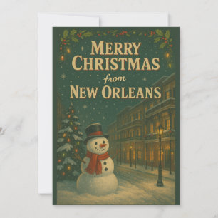 Weihnachten aus New Orleans im Vintage-Stil