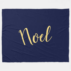 WEIHNACHTEN Ausgeklügelter Text auf elegantem, rei Fleecedecke