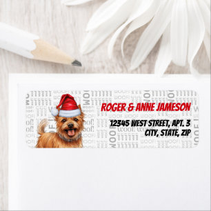 Weihnachten Australischer Terrier Dog Holiday Addr