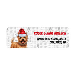 Weihnachten Australischer Terrier Dog Holiday Addr
