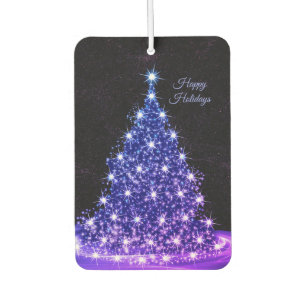Weihnachten Auto Pink Blau Baum Winter Schwarz Rus Autolufterfrischer