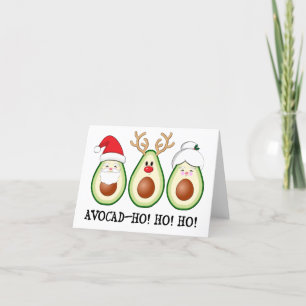 Weihnachten Avocado Santa, Rudolph und Mrs. Claus