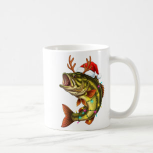 Weihnachten B Santa-Hut Mit Lichtern Lustiger Ange Kaffeetasse