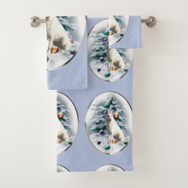 Weihnachten Badhandtuch Set