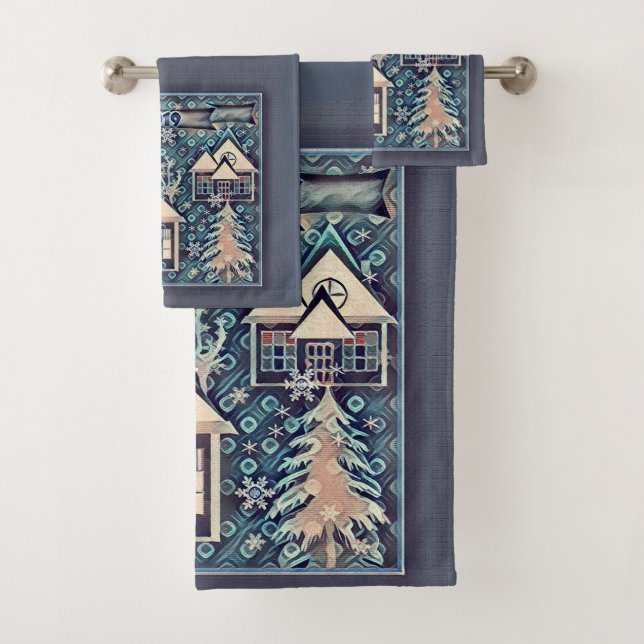 Weihnachten Badhandtuch Set (Insitu)