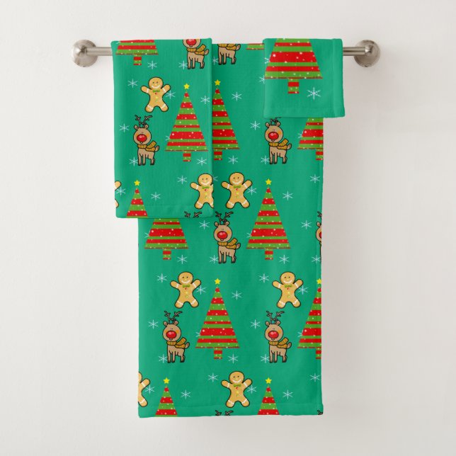 Weihnachten Badhandtuch Set (Insitu)