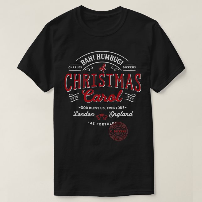 Weihnachten Bah Humbug Holiday Design Tradition T-Shirt (Design vorne)