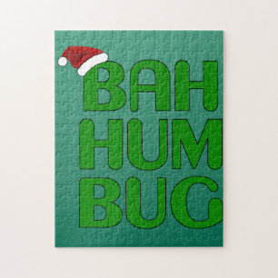 Weihnachten Bah Humbug-Shirt Art-Weihnachten Humbu Puzzle