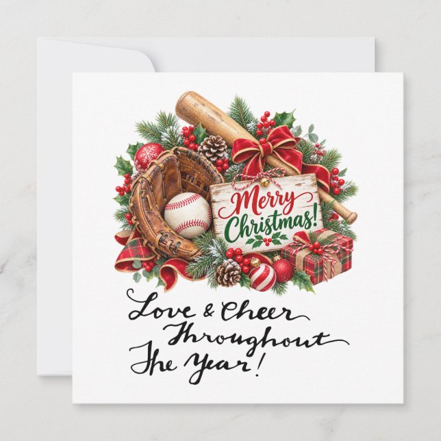 Weihnachten Baseball  (Vorderseite)