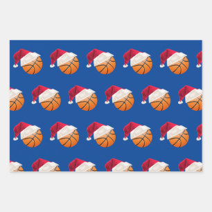 Weihnachten Basketball Sport Geschenkpapier Set