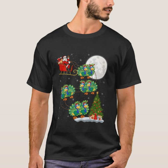 Weihnachten Baum Lights Der Mensch und die Weintra T-Shirt (Vorderseite)