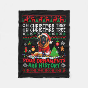Weihnachten Baum Ornamente sind Geschichte Sweater Fleecedecke