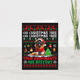 Weihnachten Baum Ornamente sind Geschichte Sweater Karte