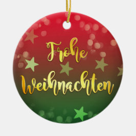 Weihnachten Baumanhänger Keramik Frohe Weihnachten Ornament