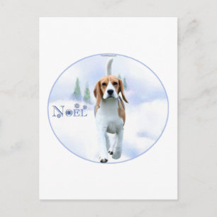 Weihnachten Beagle Postkarte