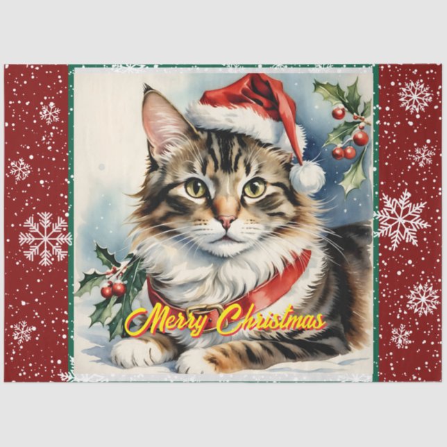 Weihnachten Beautiful Holiday Modern Collection Seidenpapier (Vorderseite)