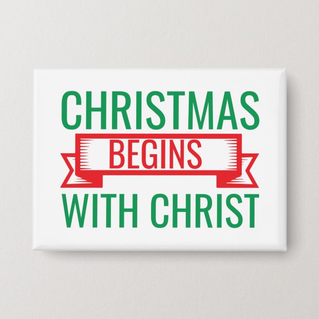 Weihnachten beginnt mit Christus-15523 Button (Vorderseite)