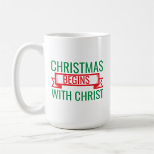 weihnachten beginnt mit christus-15523 kaffeetasse