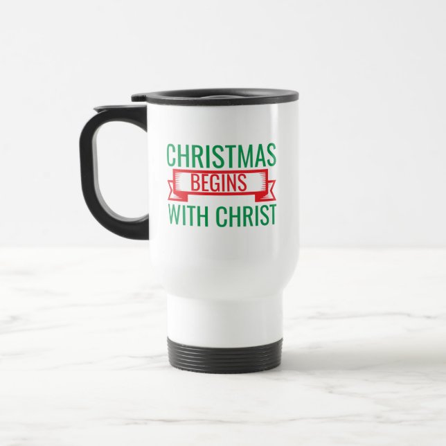 Weihnachten beginnt mit Christus-15523 Reisebecher (Links)