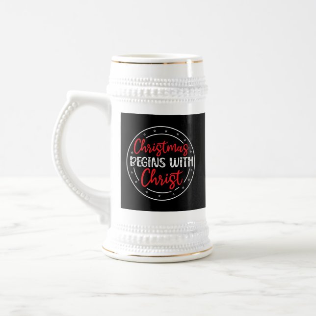 Weihnachten beginnt mit Christus-65772 Bierglas (Links)