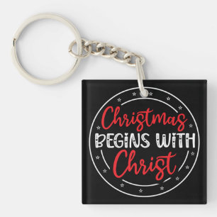 Weihnachten Beginnt Mit Christus-65772 Schlüsselanhänger